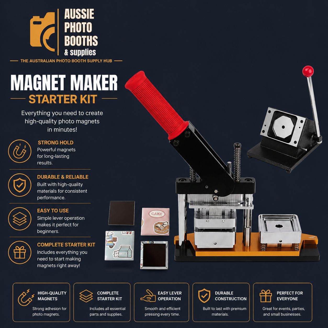Rounded Corner Magnet Maker Starter Kit