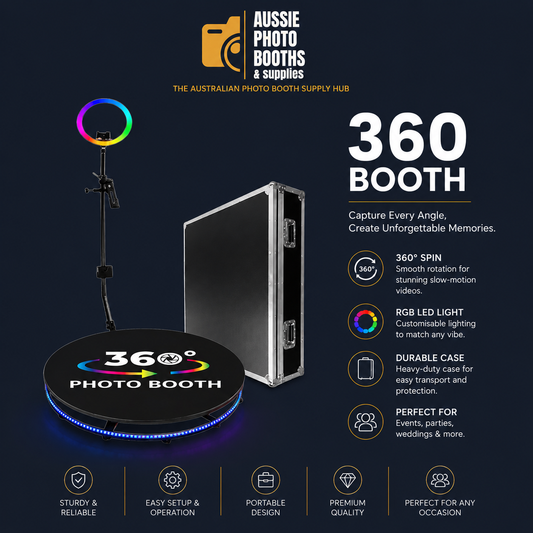 360 Photo Booth (100cm Platform) Made on Pre-Order Only