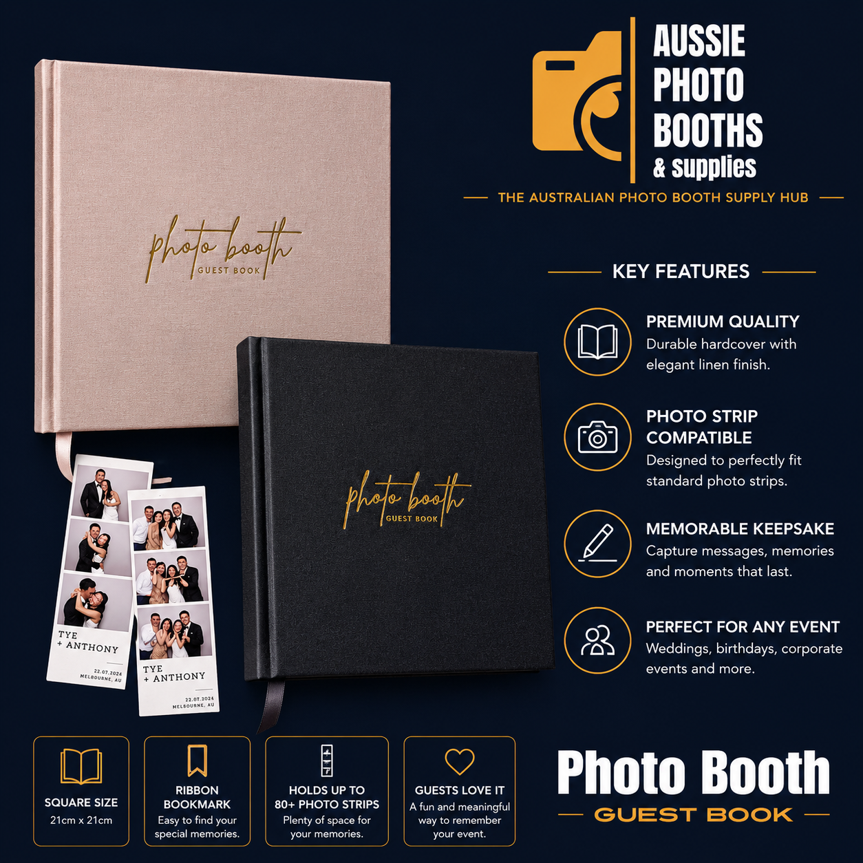 Photo Booth Craft Guest Book Album | Pre Order for Aug 2026