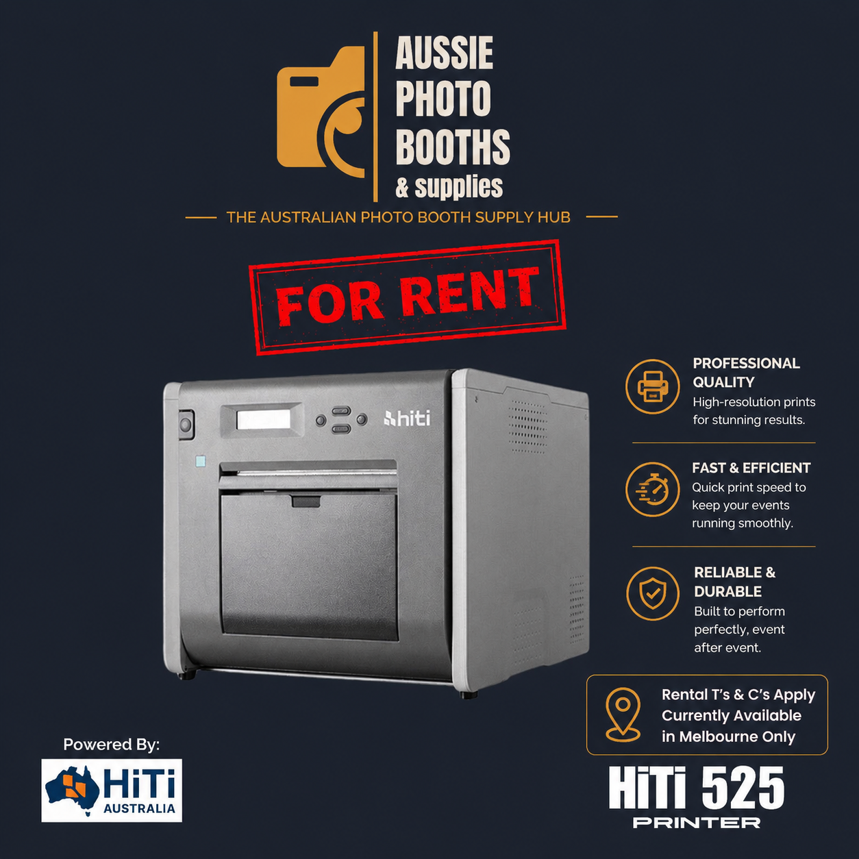 Printer Rental Services | VIC Only | HiTi 525L
