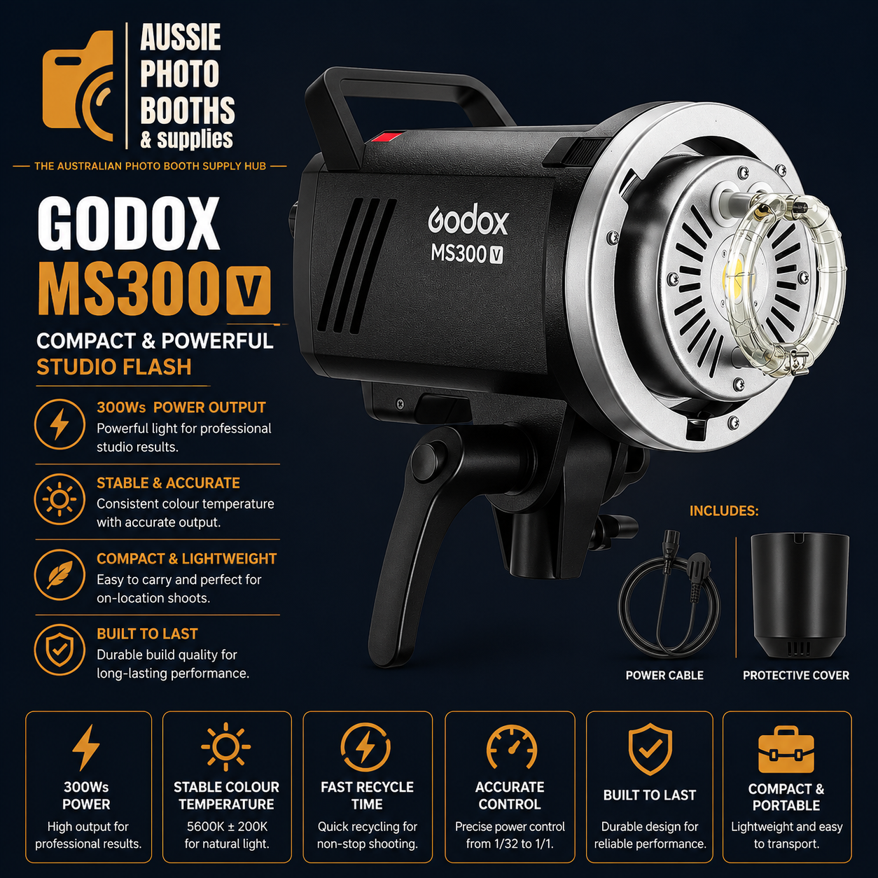 Godox MS300V Studio Flash